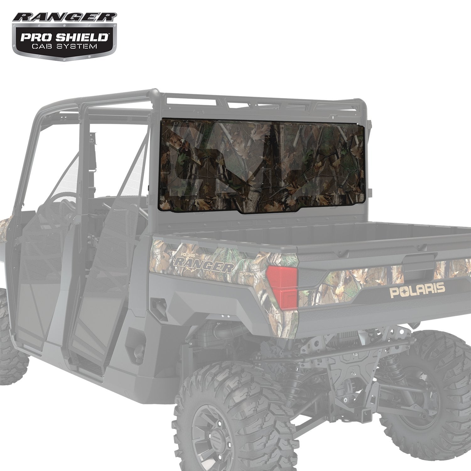 Lock & Ride® Rear Panel, Poly, Polaris Pursuit® Camo