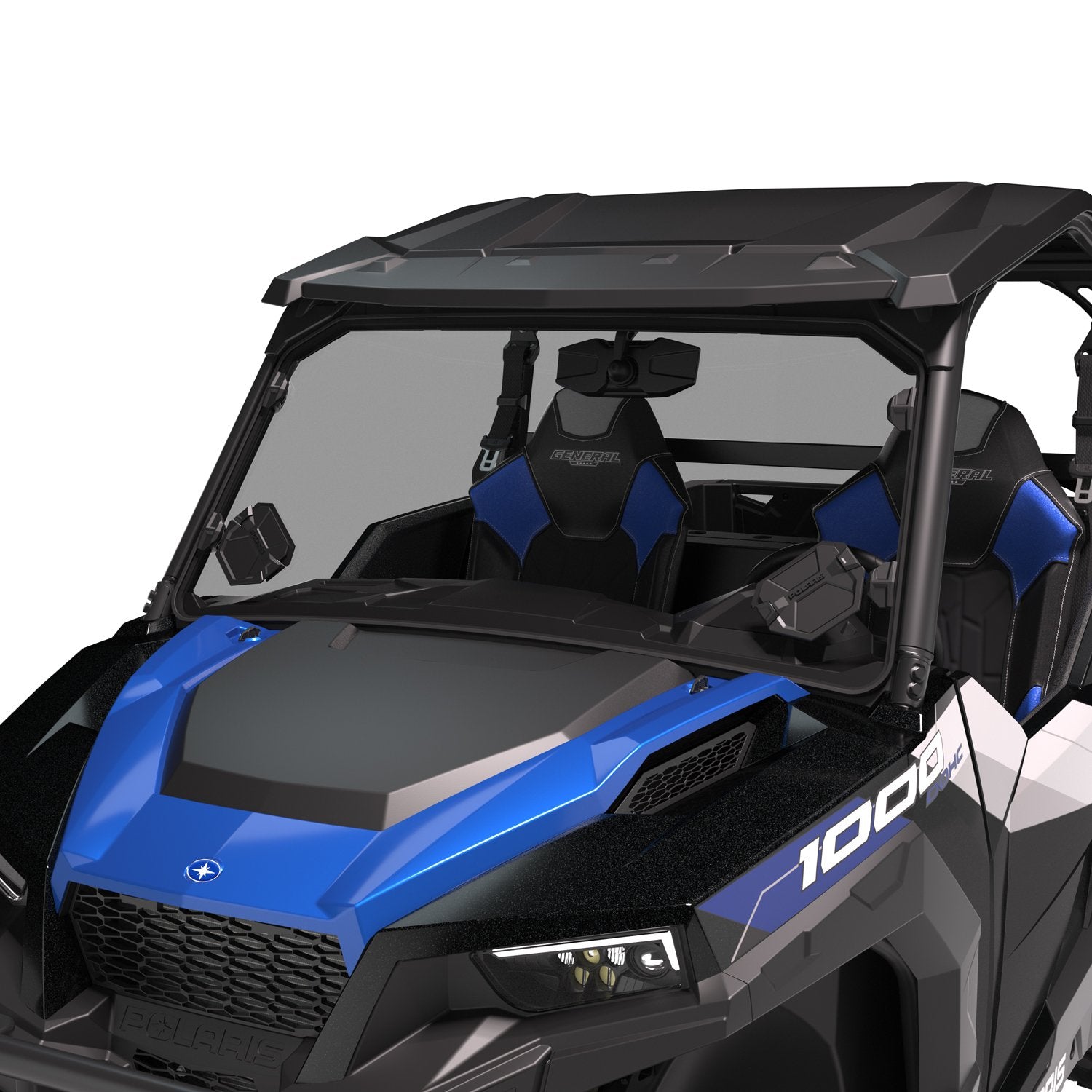 Lock & Ride® Full Vented Windshield - Hard Coat Poly