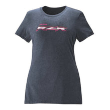 Load image into Gallery viewer, Women’s Graphic T-Shirt with RZR® Logo -Navy
