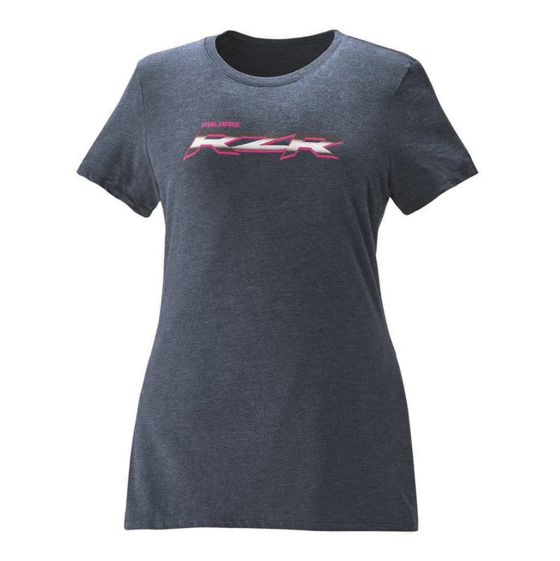 Women’s Graphic T-Shirt with RZR® Logo -Navy