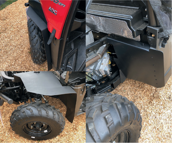 Ranger 2-Seater Mud Guard Kit