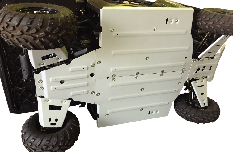 Ranger 570 2-Seater Full Alloy Skid Plate Kit with A-Arms